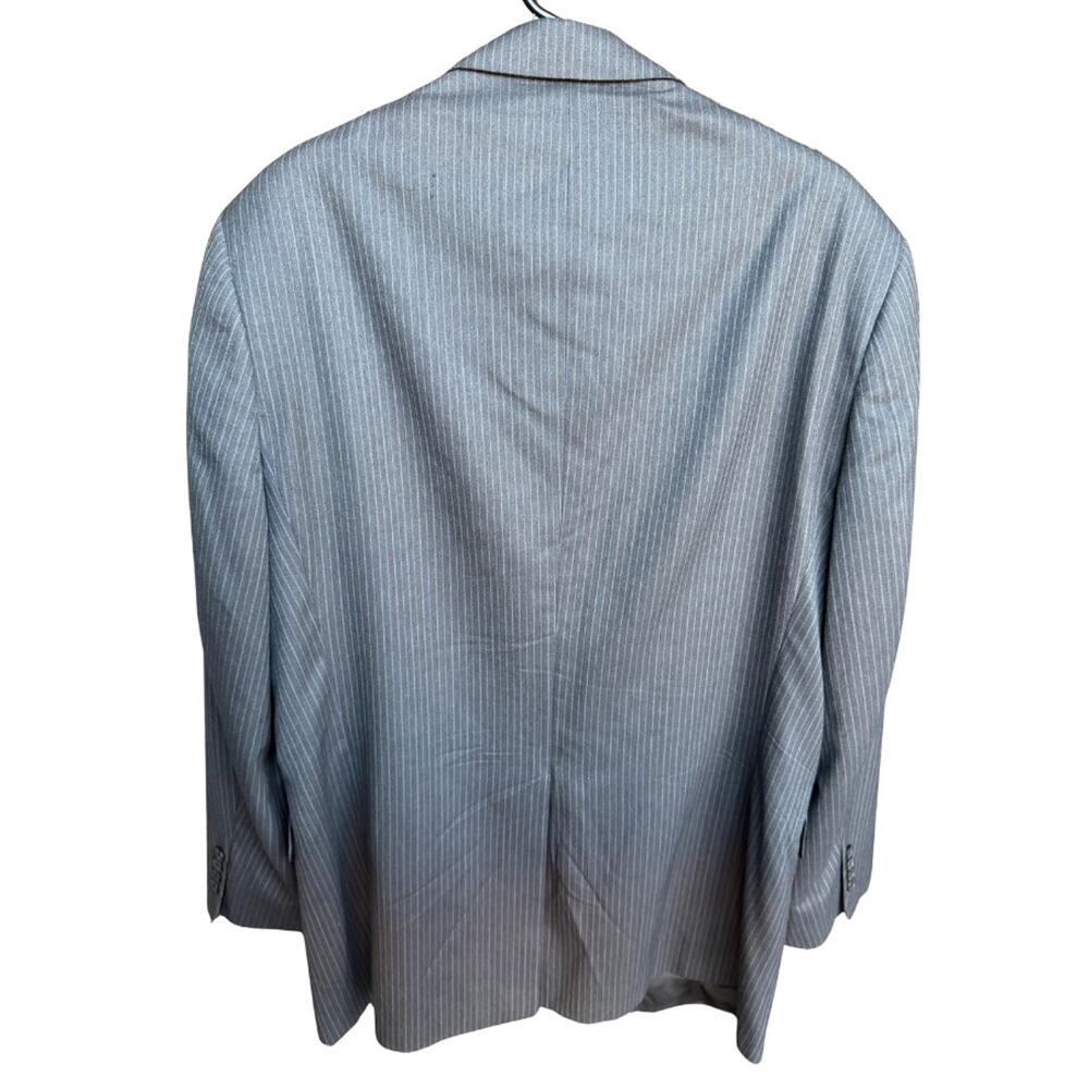 Dillard’s Gold Trumpeter Gray Pinstripe Blazer Men’s Suit Jacket 42R Made In USA - Picture 6 of 10